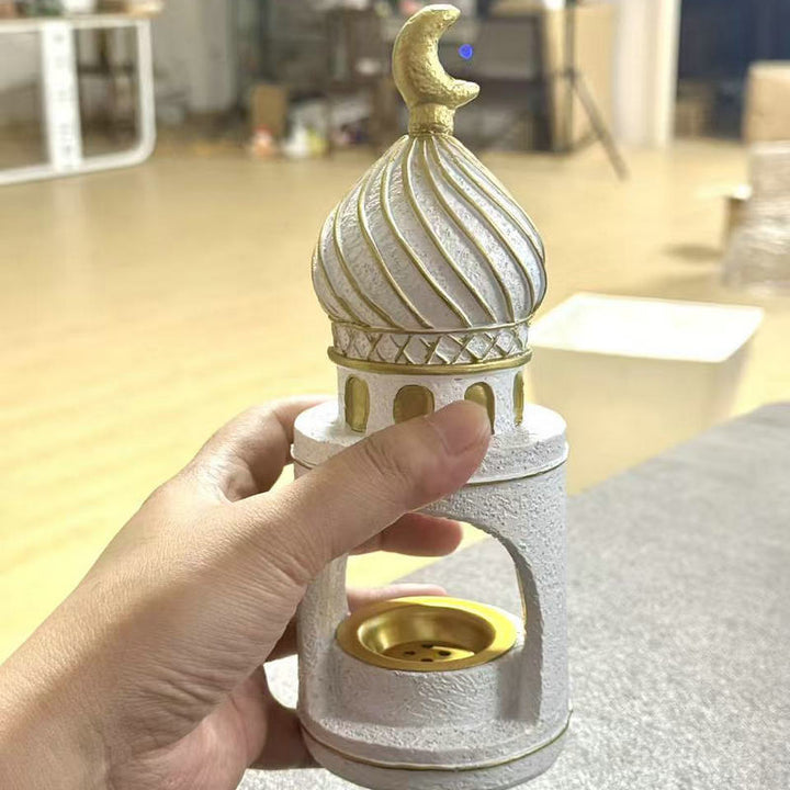 Decorative tealight holder with oriental design Kalsten