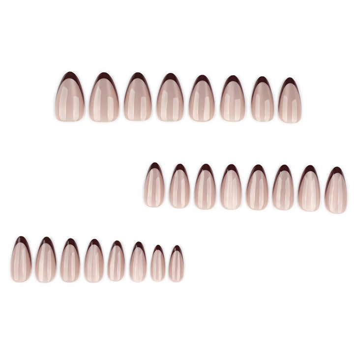 Artificial nail art with elegant French tip Kalsten