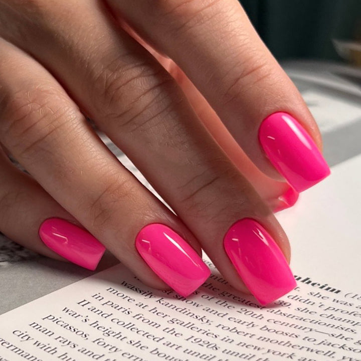 Glossy Sculpted Press-On Nail Set Kalsten