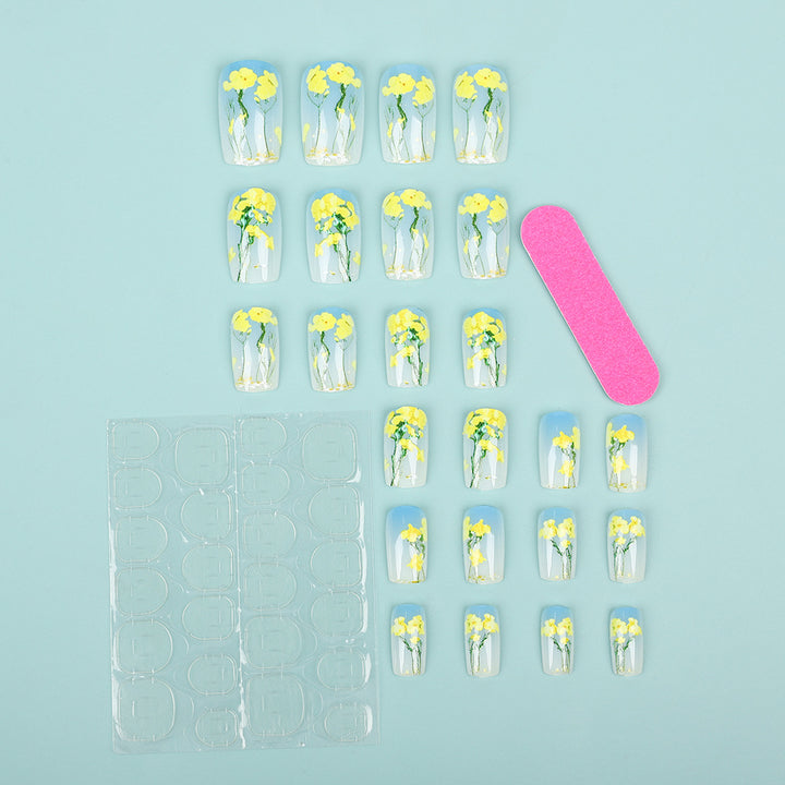 Artificial nail tips in floral design Kalsten