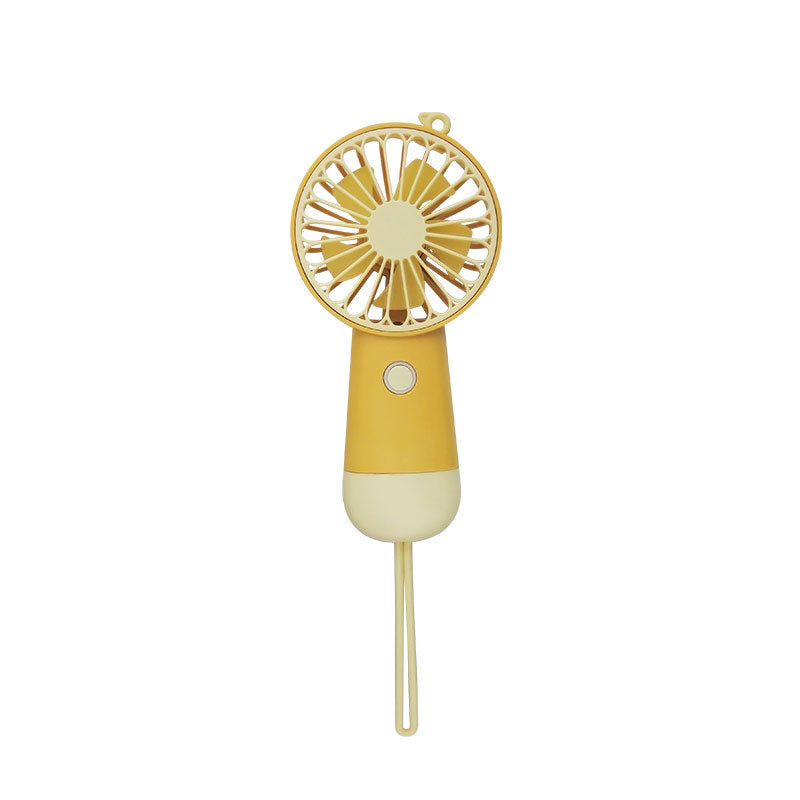 Women's portable handheld fan with ergonomic design and USB charging function Kalsten