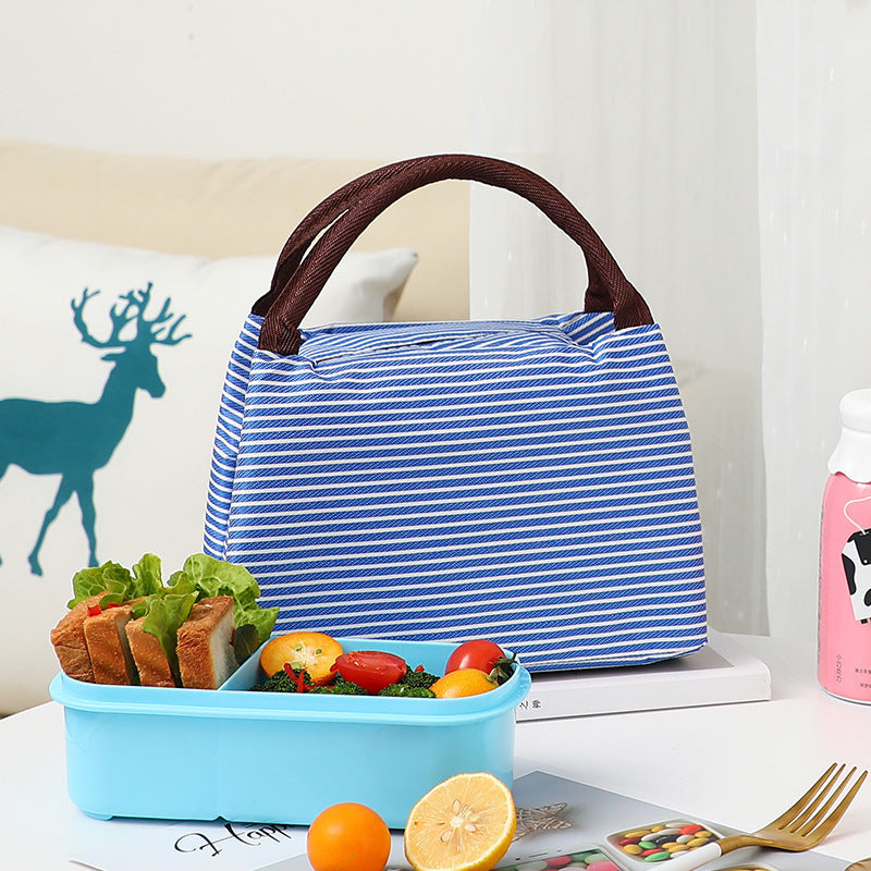 Insulated Striped Lunch Bag Kalsten