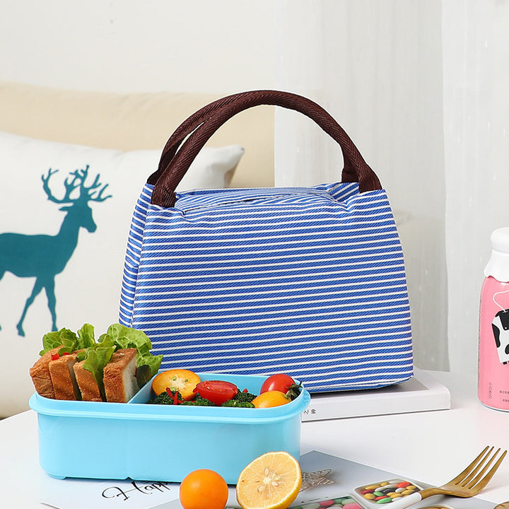 Insulated Striped Lunch Bag Kalsten