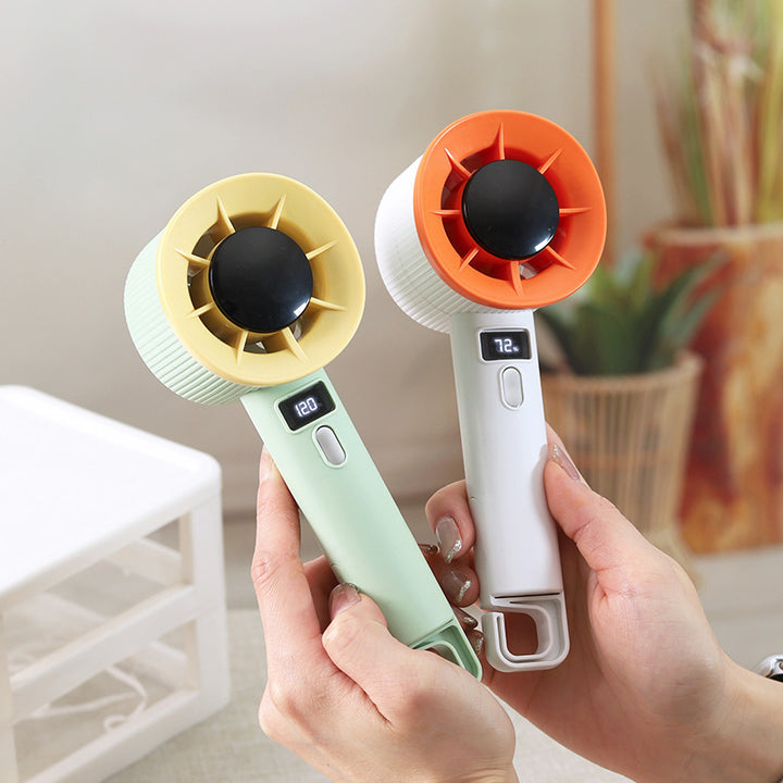 Women portable mini fan with LCD display Kalsten