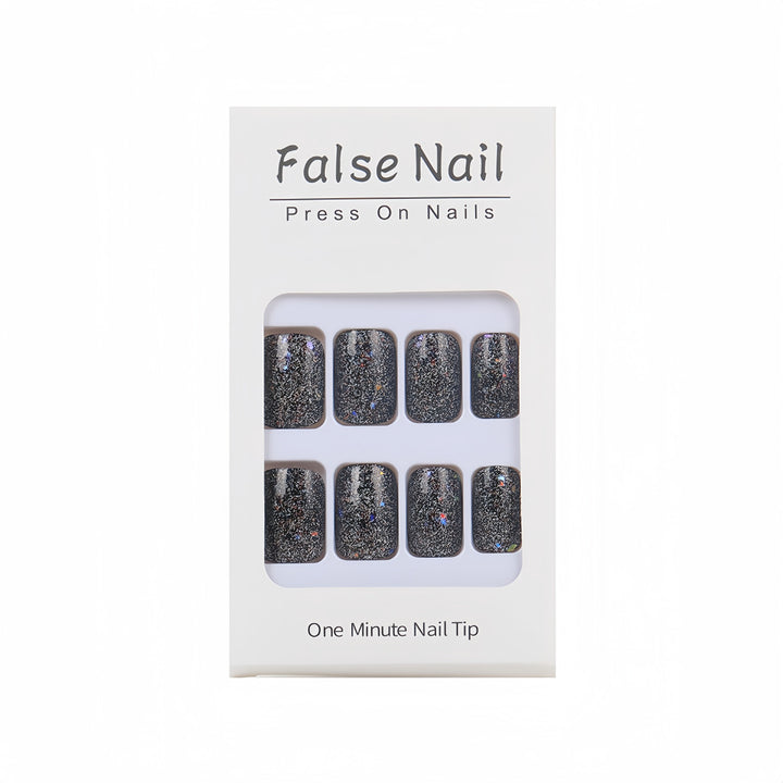 Shiny artificial nails with sparkling glitter Kalsten