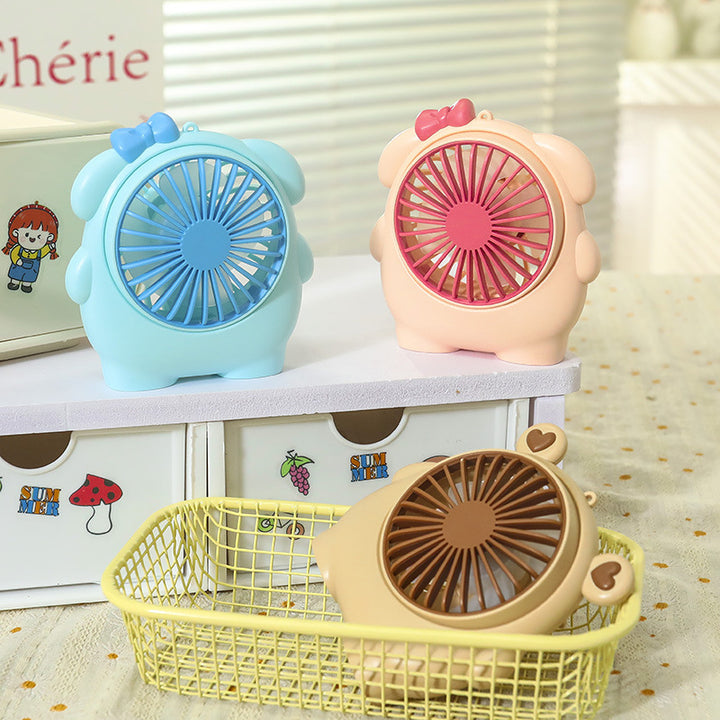 Women Portable Mini Fan in Cute Animal Design Kalsten