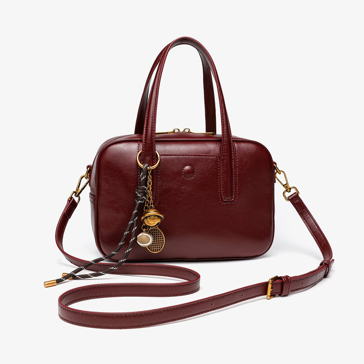Chic Structured Leather Satchel