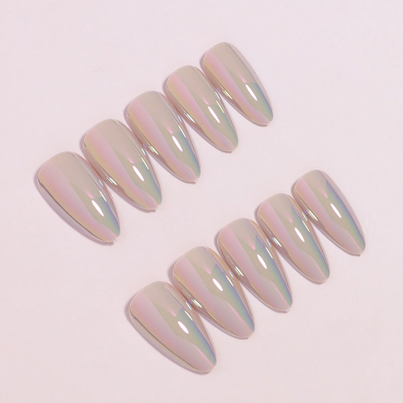 Iridescent Press-On Nail Tips Kalsten