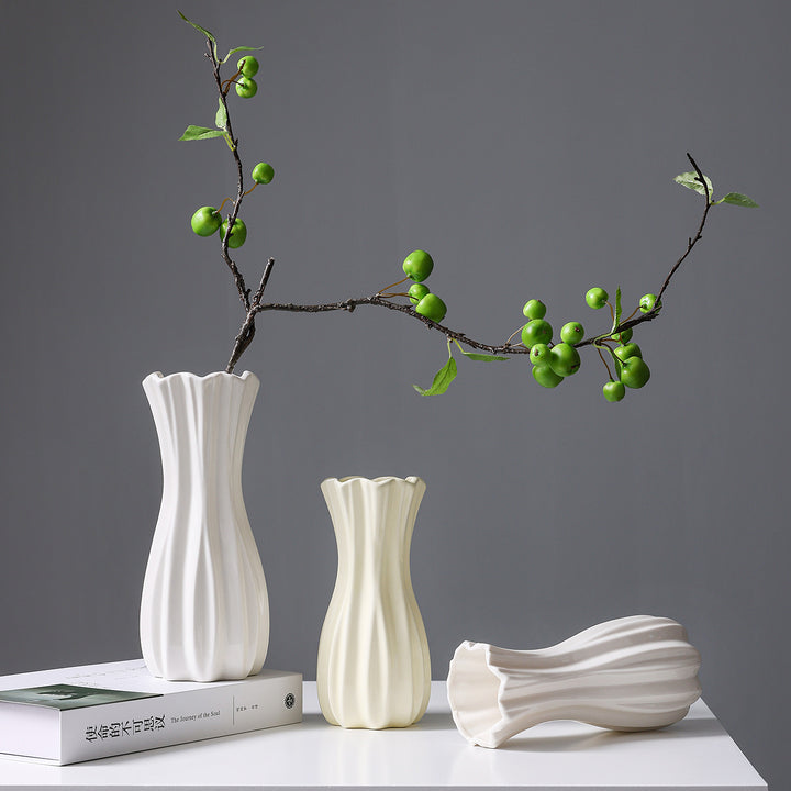 Elegant Coated Ceramic Vase