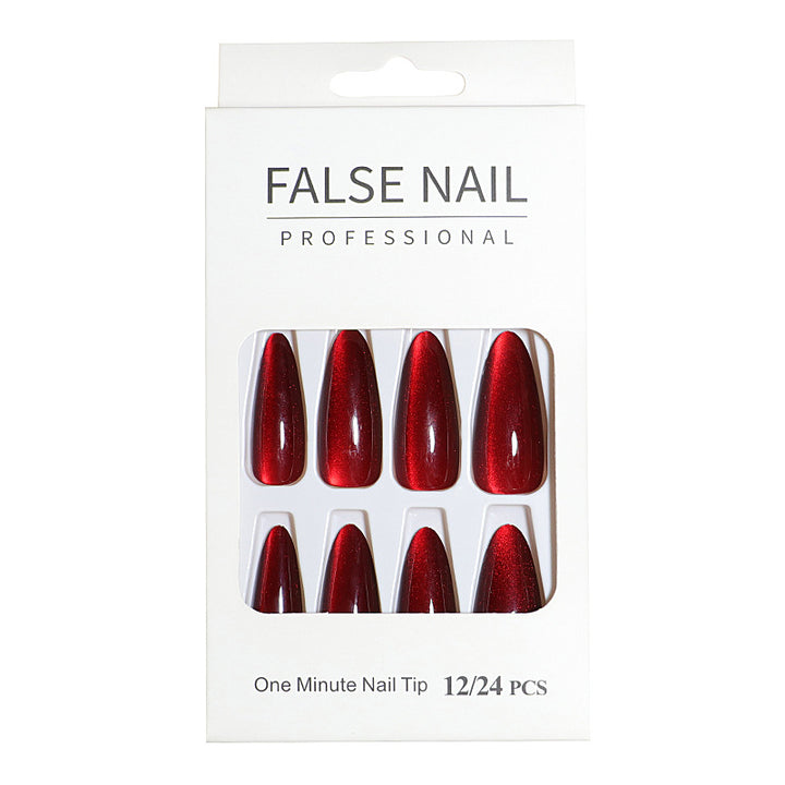 Stunning Glossy Press-On Nail Set Kalsten
