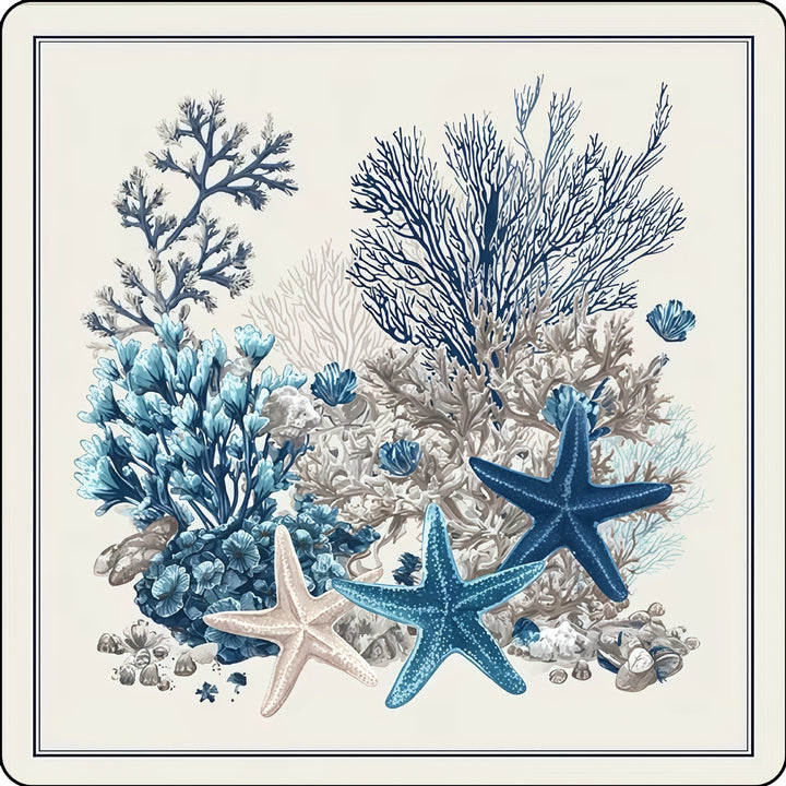 Decorative Geometric Print Area Mat