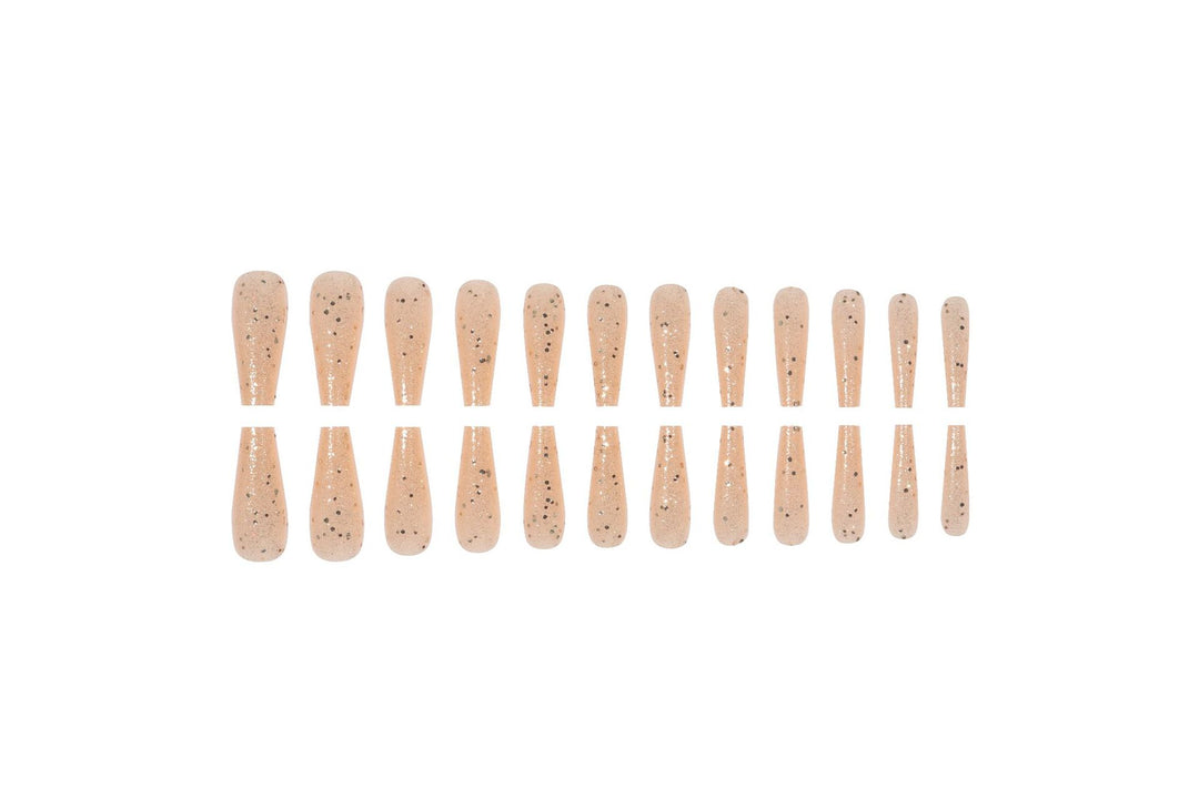 Glittering Long Stiletto Nail Extensions Kalsten