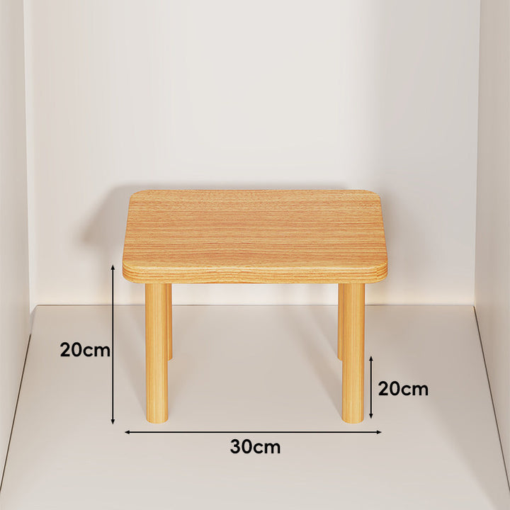 Adjustable Multi-Height Wooden Monitor Riser and Desktop Shelf