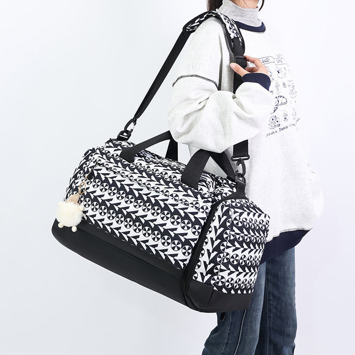 Stylish Patterned Weekend Duffle Bag Kalsten
