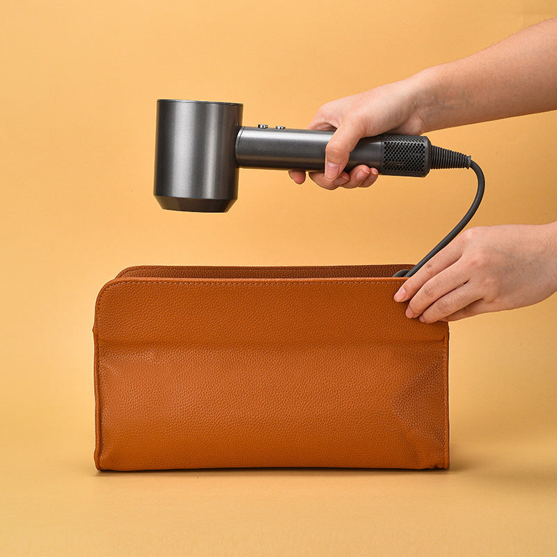 Textured Leather Cosmetic Pouch Kalsten