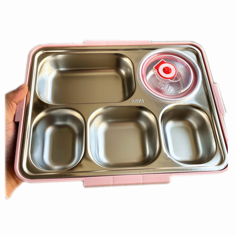 Multi-Compartment Stainless Steel Lunch Box