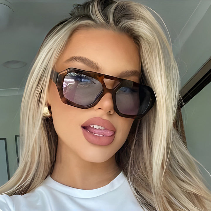Women's geometric sunglasses with luxurious design Kalsten