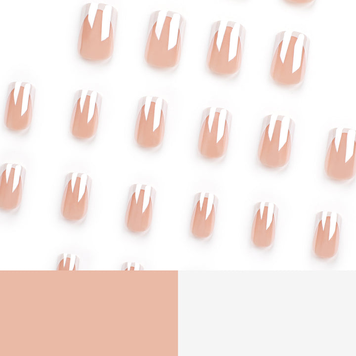 Stylish Acrylic French Tip Nails Kalsten