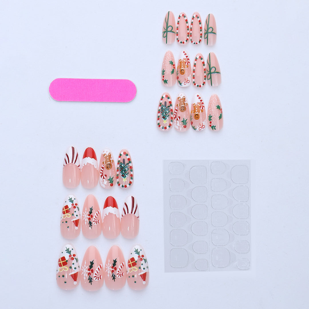 Festive Artificial Nail Creations Kalsten