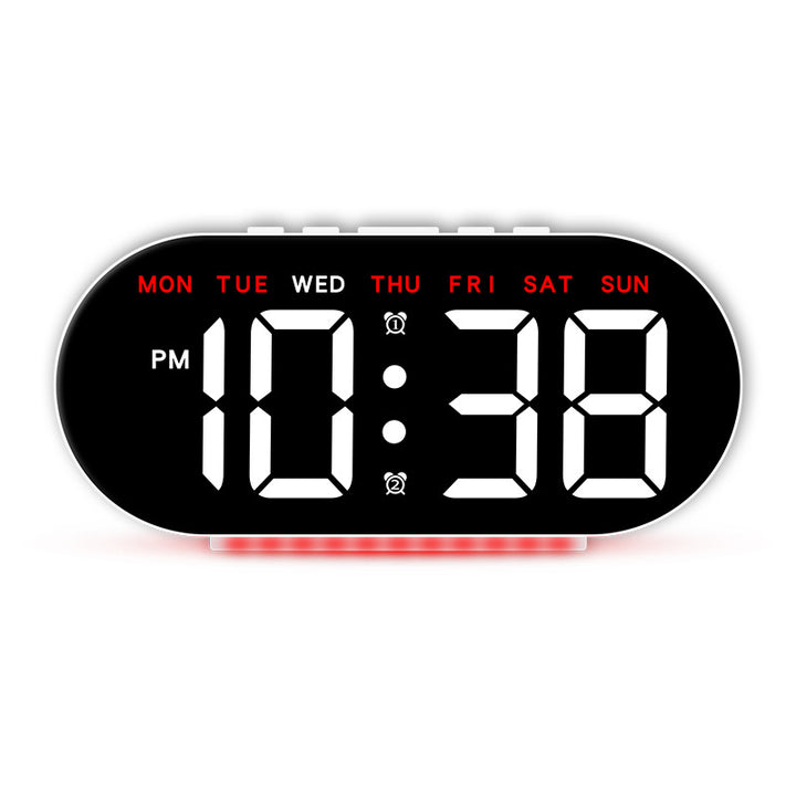 Digital alarm clock with large LED display and multifunctional display Kalsten