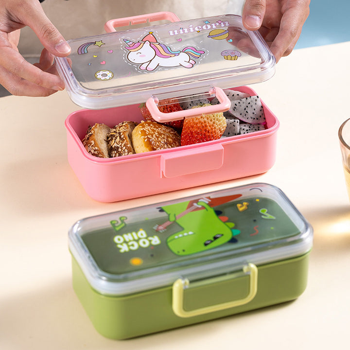 Fun-Themed Multi-Compartment Lunchbox