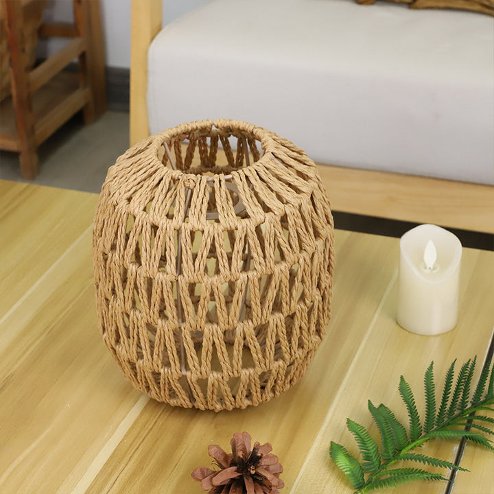 Artful Rattan Table Lamp Shade Kalsten