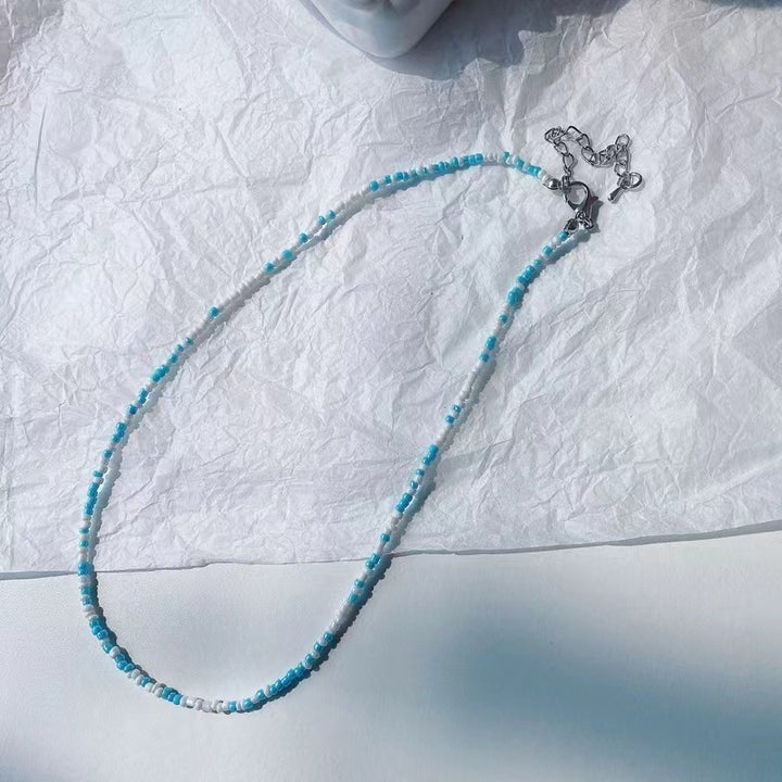 Handcrafted Beaded Choker Necklace Kalsten