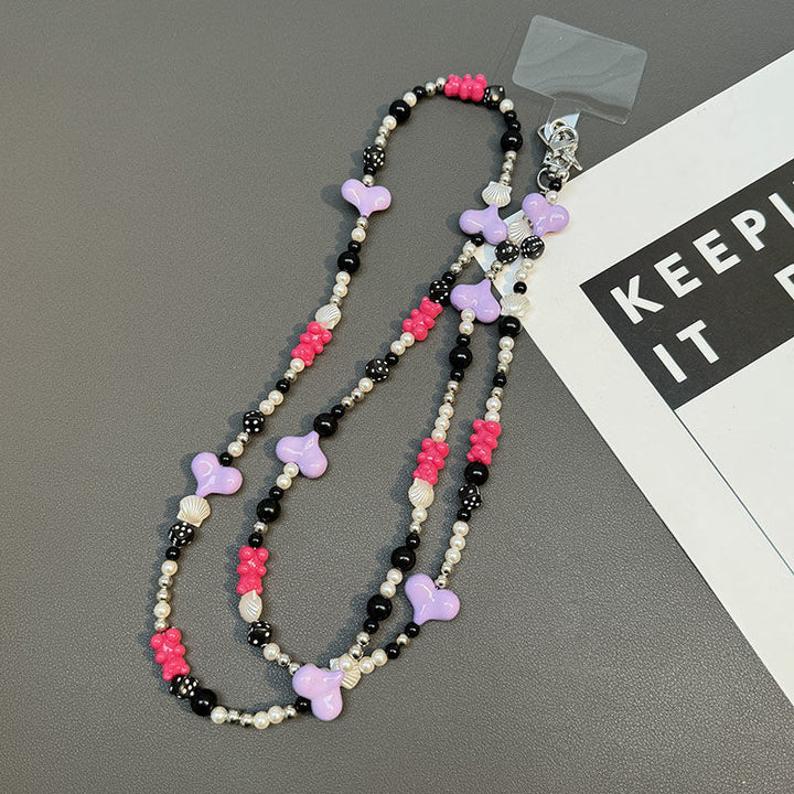 Artisan Beaded Charm Necklace Kalsten