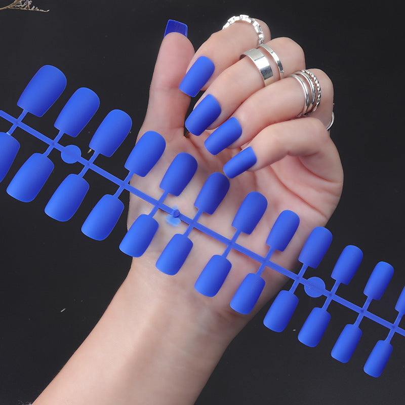 Matte Finish Long Stiletto Press-On Nails Kalsten