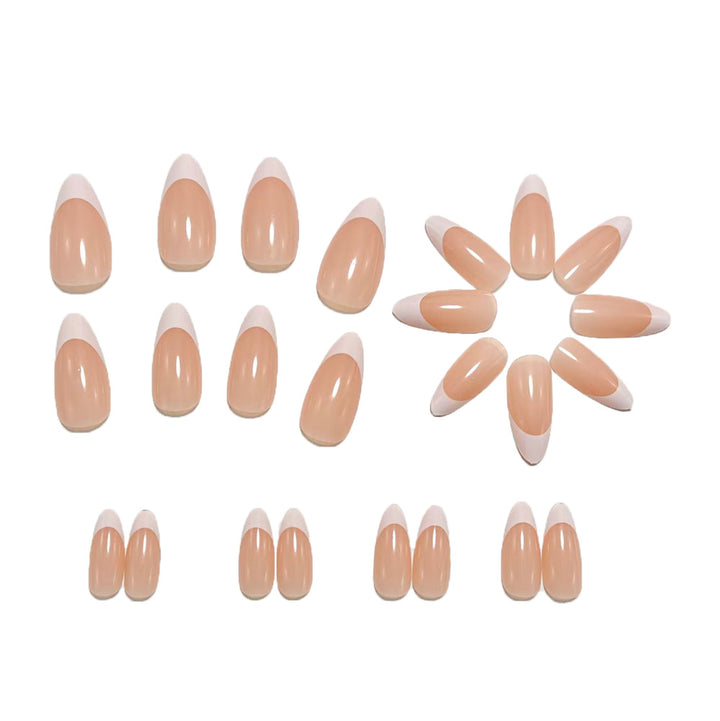 Artificial nails with French manicure Kalsten