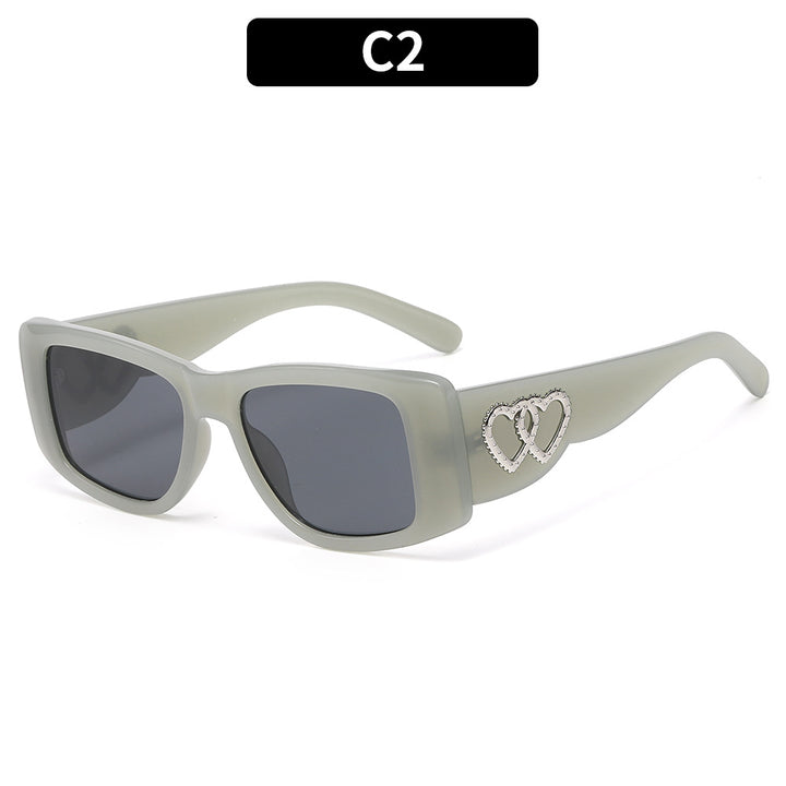 Elegant Statement Square Frame Sunglasses