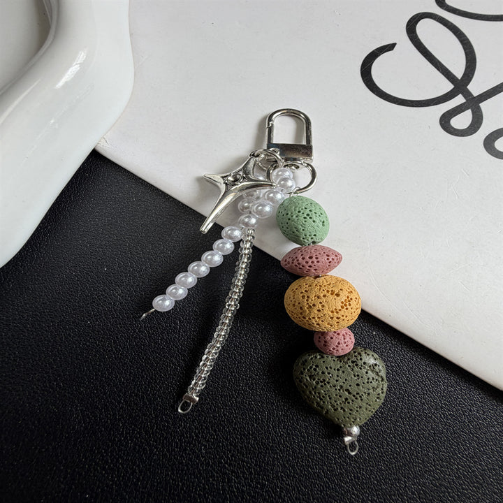 Decorative Beaded Charm Keychain Kalsten 1790135647