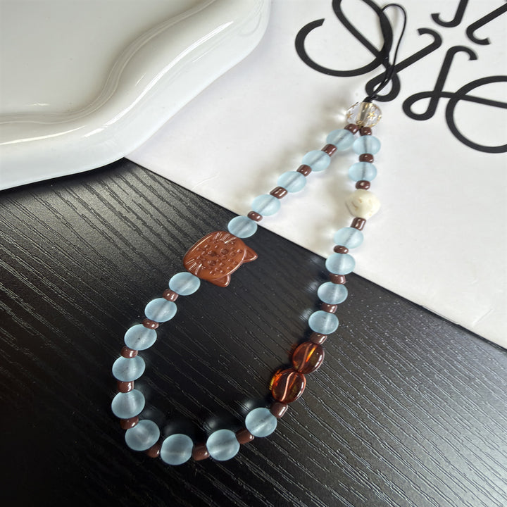Beaded Charm Phone Lanyard Kalsten 1790134781