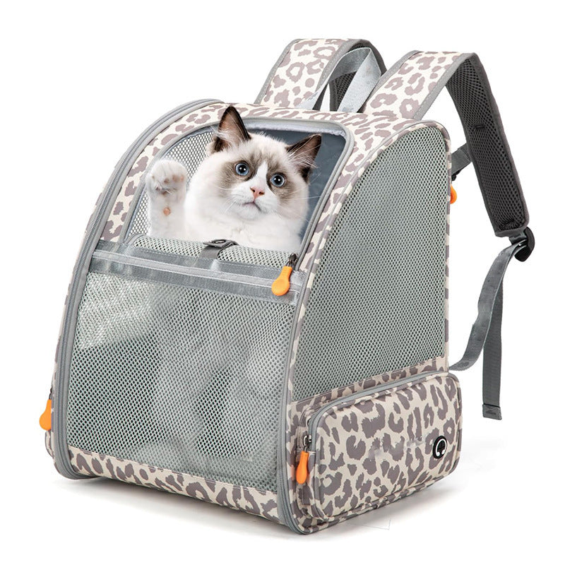 Pet Backpack with Breathable Mesh Inserts Kalsten
