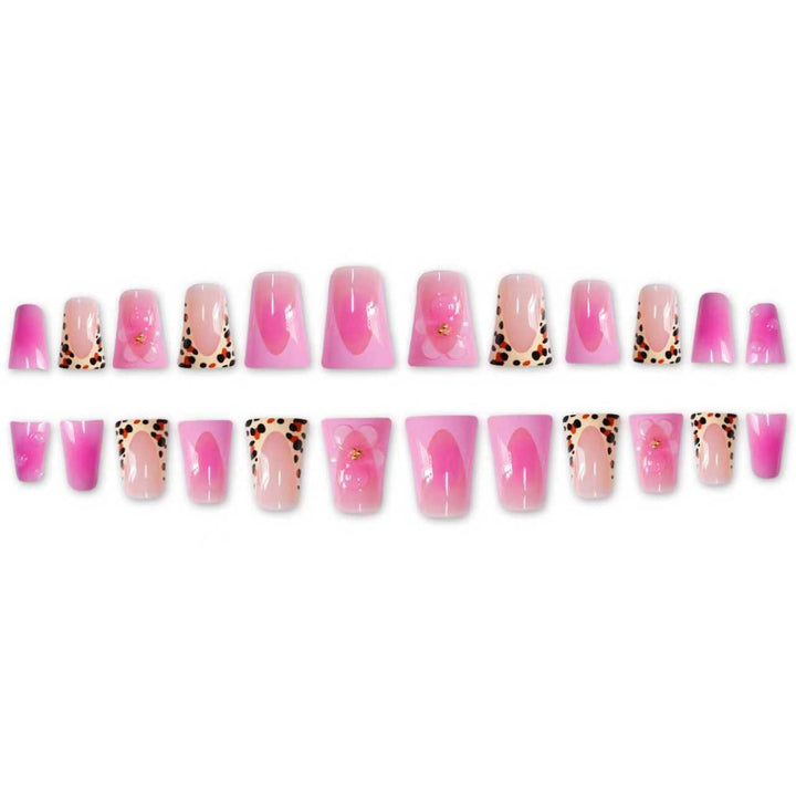 Artistic Floral Stiletto Nail Art Extensions Kalsten