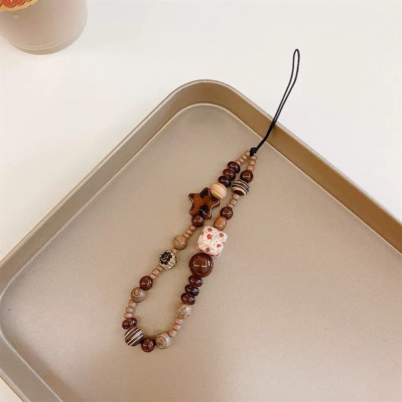 Decorative Beaded Charm Keychain Kalsten