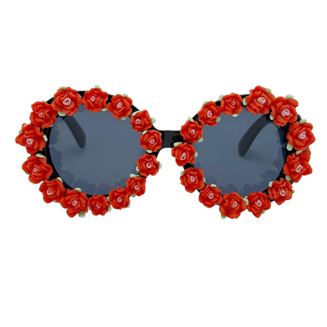 Women's sunglasses with floral design and unique frame accents Kalsten