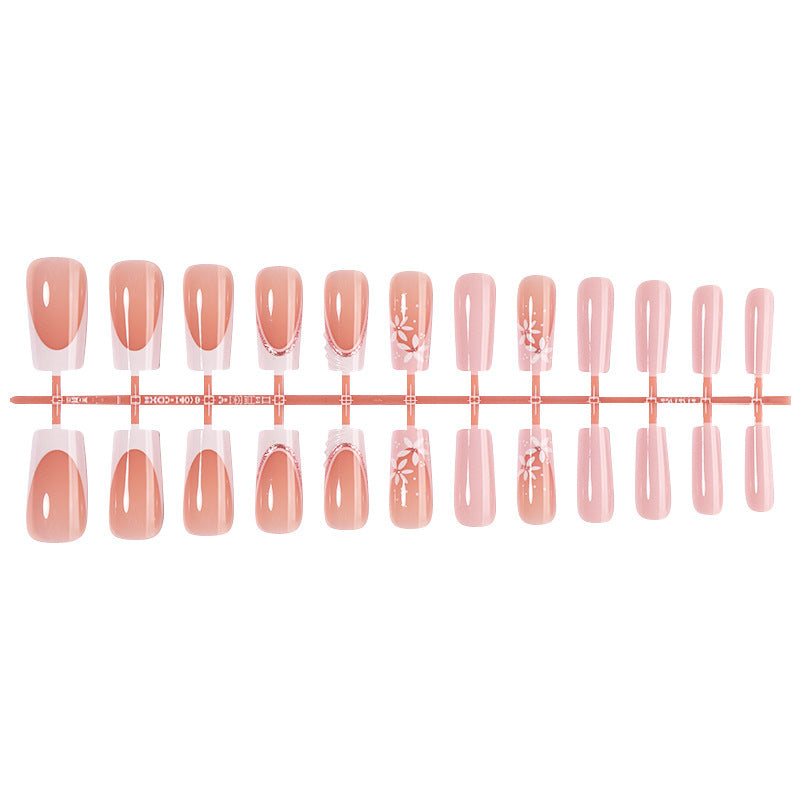 Nail art set with elegant floral designs Kalsten