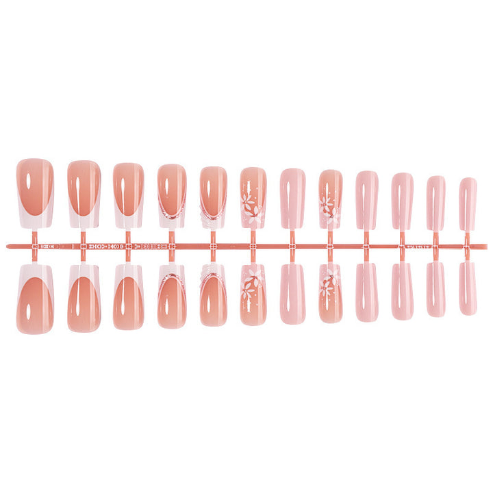 Nail art set with elegant floral designs Kalsten