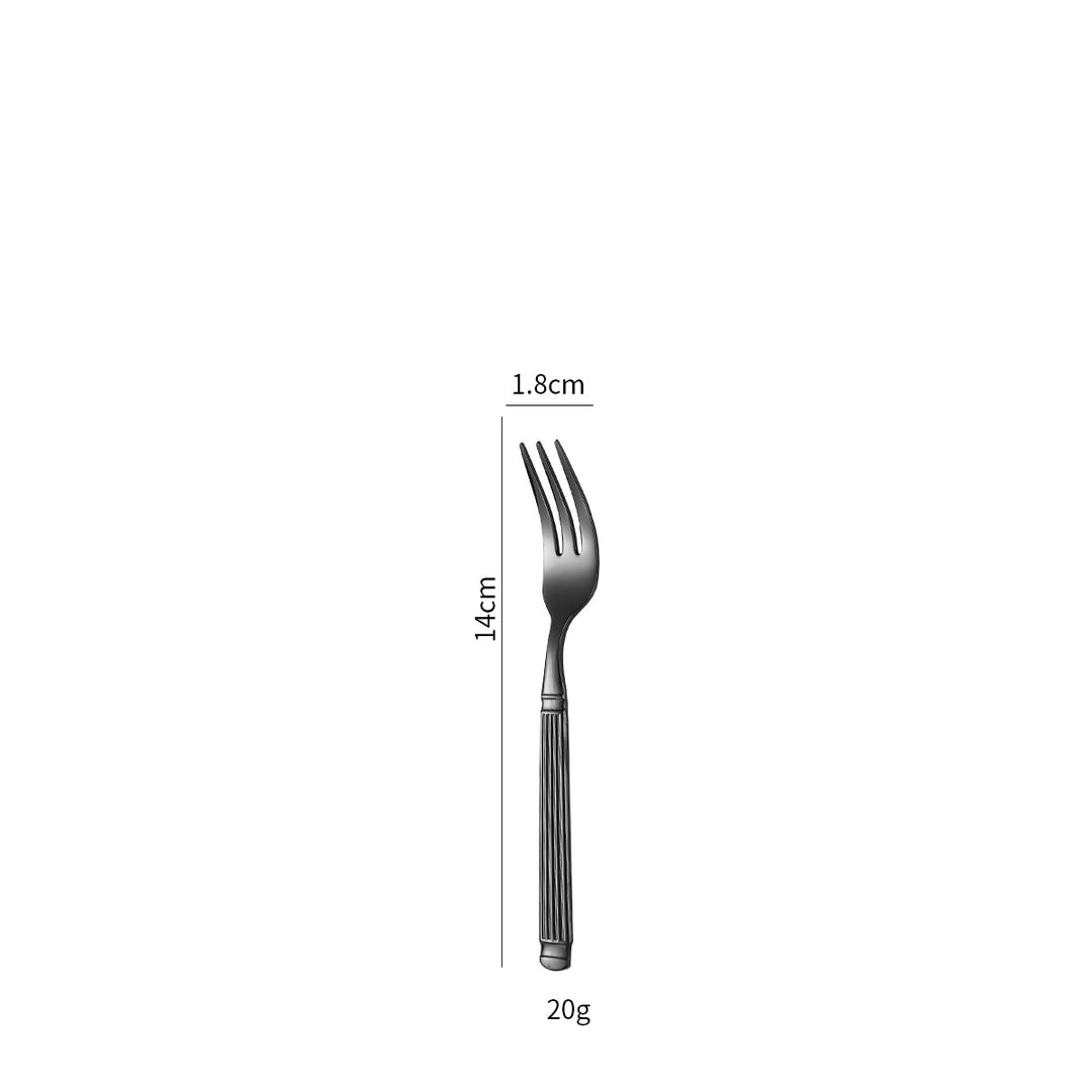 Elegant dessert spoon with exclusive surface design Kalsten