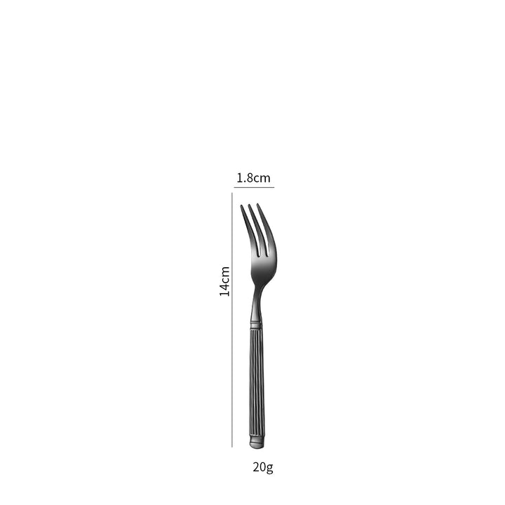 Elegant dessert spoon with exclusive surface design Kalsten