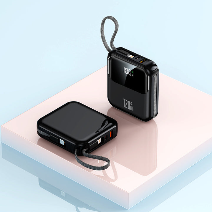 Portable power bank with digital LCD display and stable fast charging function Kalsten