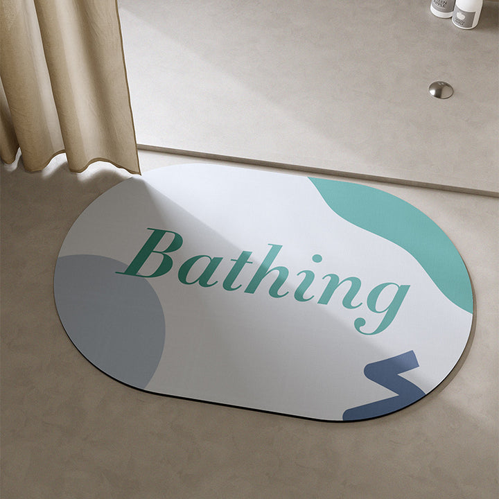 Playful Cat-Themed Bath Mat Kalsten