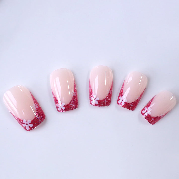 Floral Gradient Nail Art Kalsten