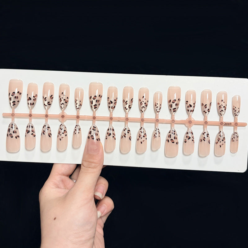 Artistic Leopard-Patterned Press-On Nails Kalsten