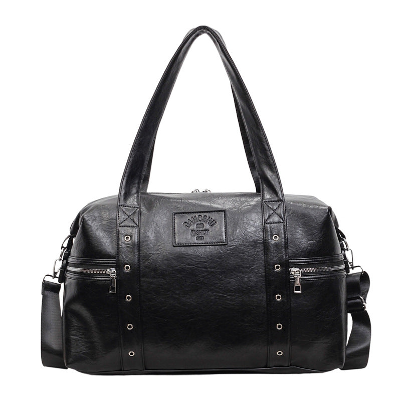 Luxurious Faux Leather Travel Duffle Bag Kalsten