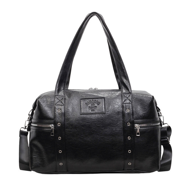 Luxurious Faux Leather Travel Duffle Bag Kalsten