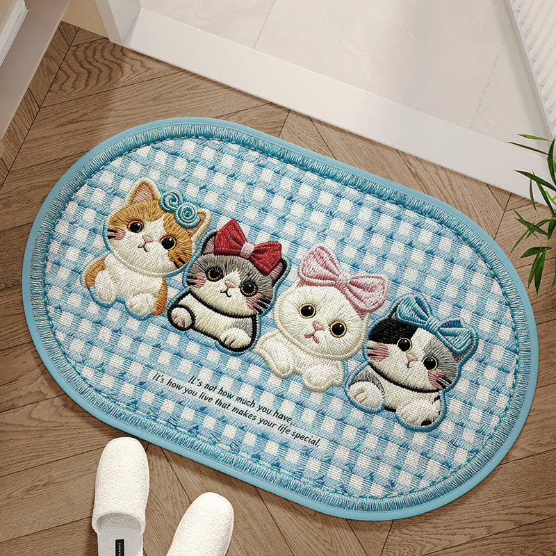 Adorable Dog-Themed Area Mat Kalsten