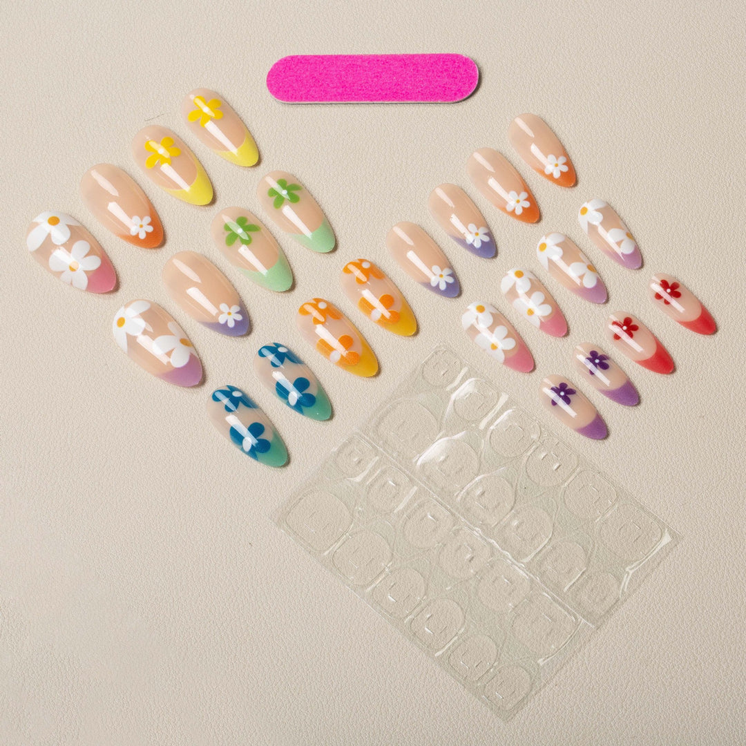Floral Art Manicure