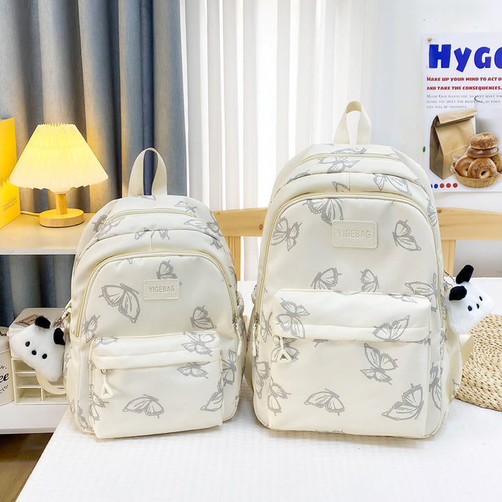 Floral Print Multi-Pocket Backpack Kalsten